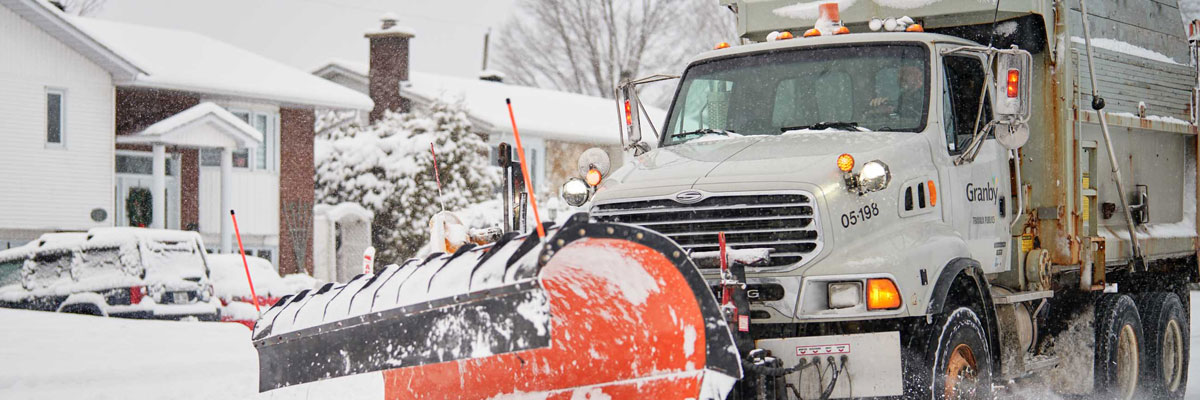 Opérations de déneigement