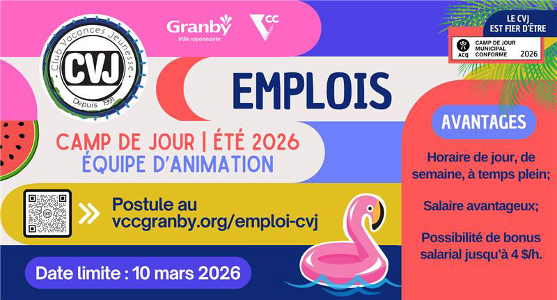 Camp de jour 2026