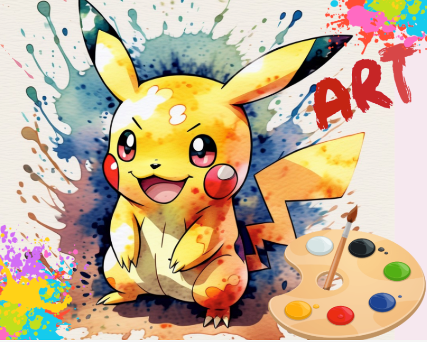 Aquarelle et Pokémon
