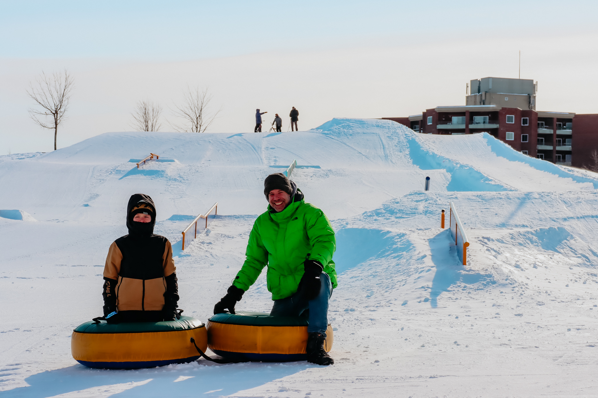 Glissade avec tube au parc Terry-Fox