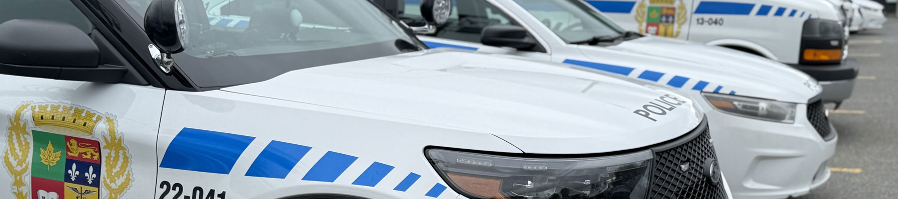 Véhicules de police de Granby