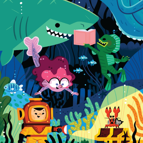 Une image montrant des personnages aquatiques