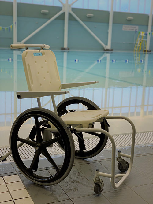 Fauteuil roulant aquatique
