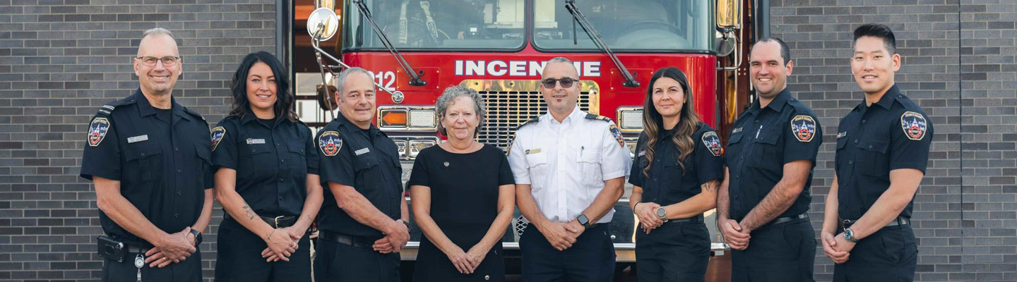 Équipe division prévention, Service de sécurité incendie Granby
