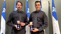 Agents Jean-Christophe St-Pierre et Anthony Gendreau