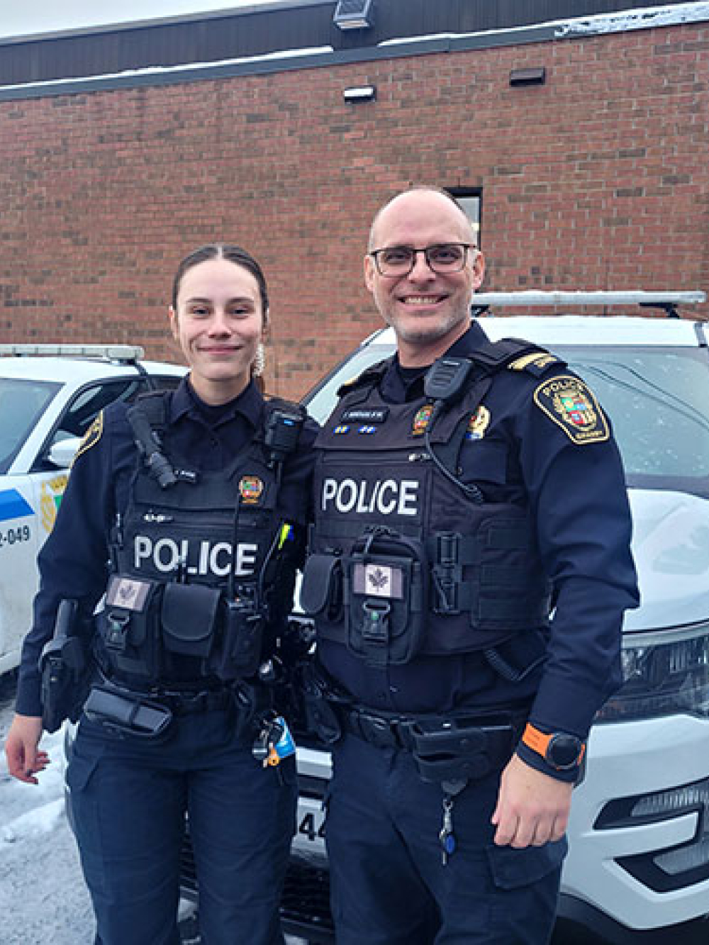 Personnel de la police de Granby